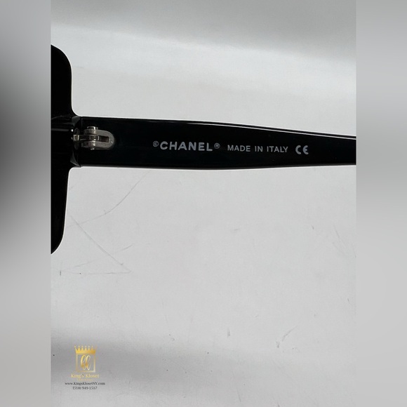 Chanel rhinestone studded sunglasses main image 6